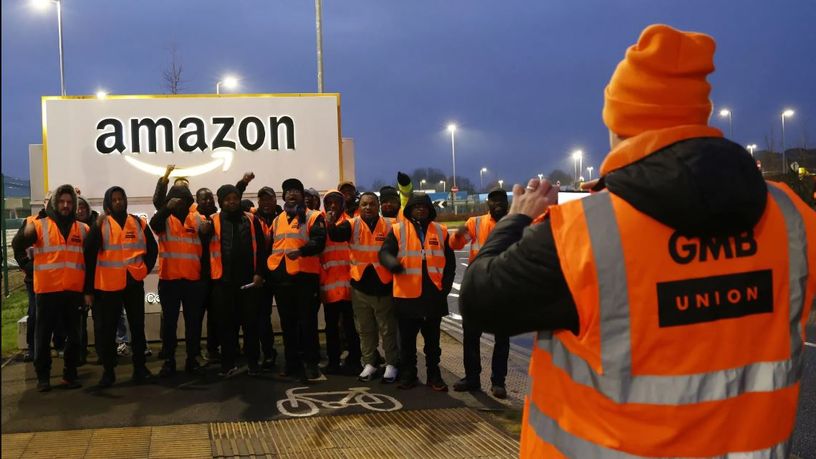 ABD'de Amazon işçileri, Noel yoğunluğu öncesinde greve gitti