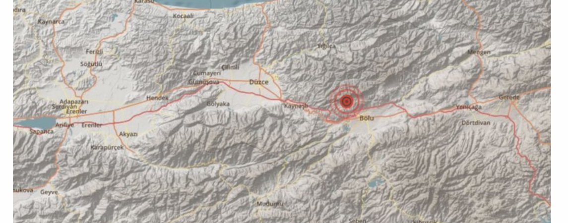 Son dakika haberi Bolu'da 4.8 büyüklüğünde deprem! 