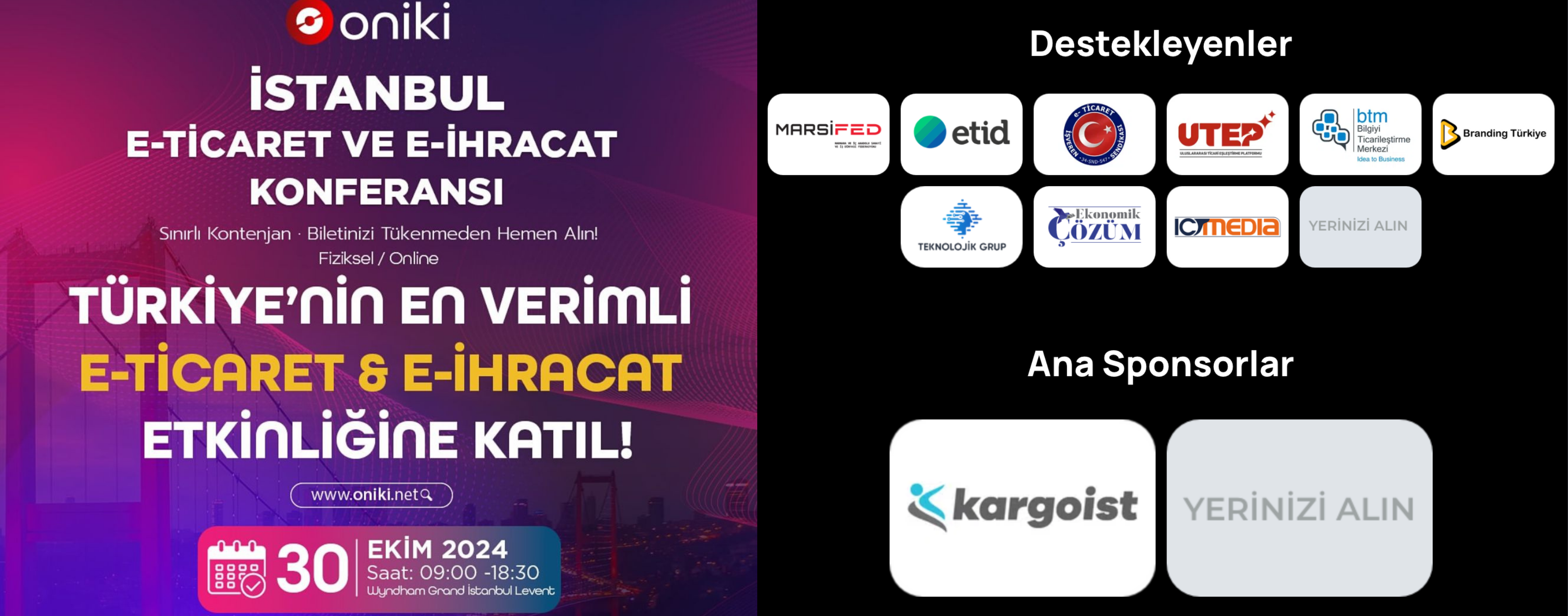 Oniki B2b etkinliği hız kesmeden devam ediyor kayıt ve katılım için son günler !