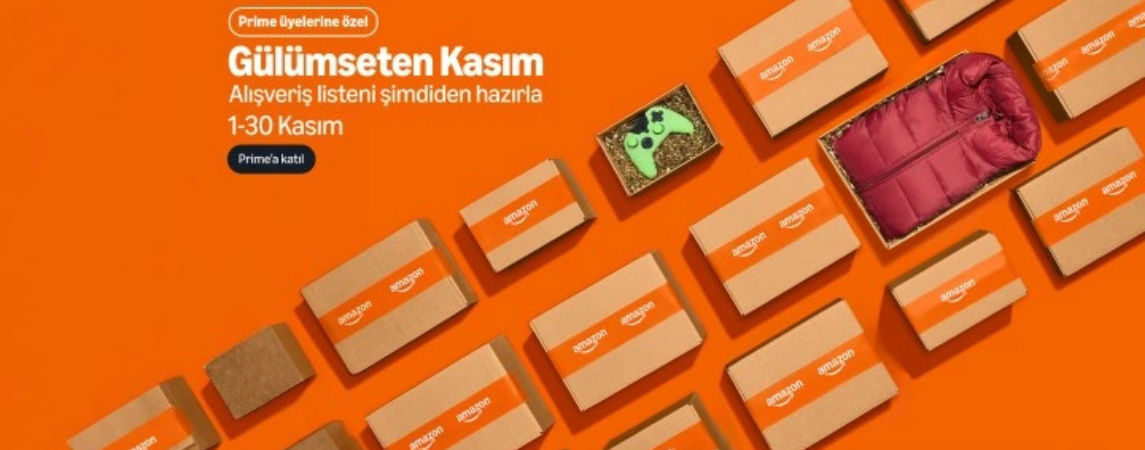 Amazon Gülümseten Kasım indirimleri 1 Kasım saat 12.00’de başlıyor!