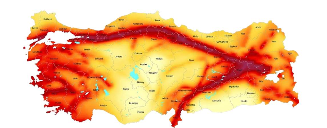 TÜRKİYE DEPREM RİSK HARİTASI 2023 || Fay hatları ile Doğu Anadolu fay hattı hangi illerden geçiyor? İşte 1. 2. 3. derece riskli deprem bölgeleri...