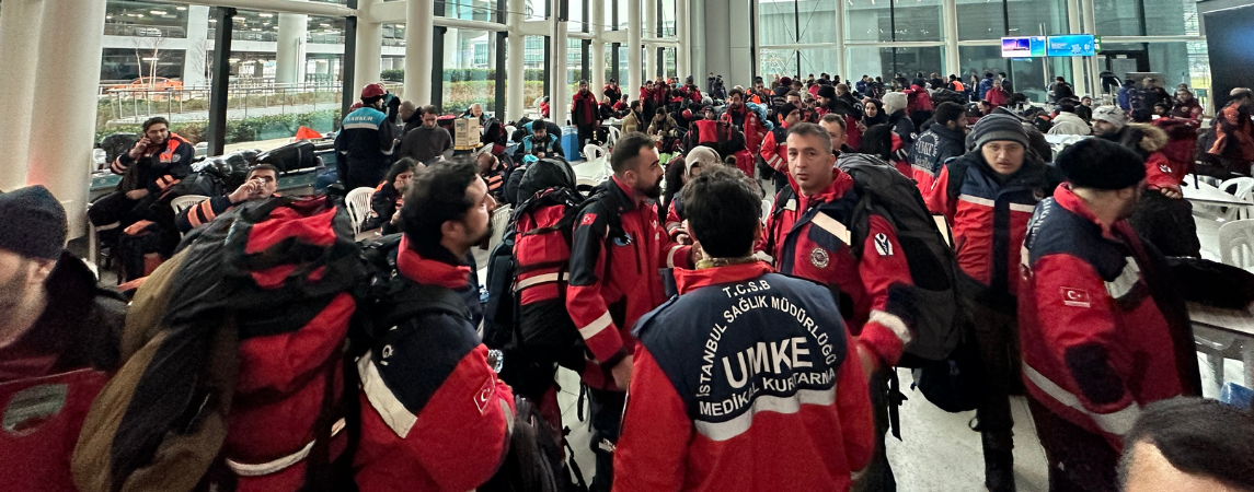 Yardım uçakları ve ekipler İGA İstanbul Havalimanı’ndan yola çıktı